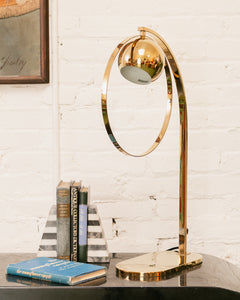 Gold Circle Table Lamp