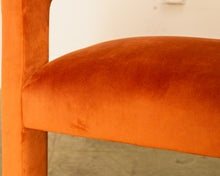 Load image into Gallery viewer, Vivienne Sculptural Lounge Chair in Terra-Cotta
