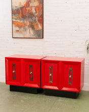 Load image into Gallery viewer, Red Vintage Cabinet
