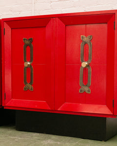 Red Vintage Cabinet