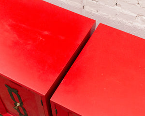 Red Vintage Cabinet