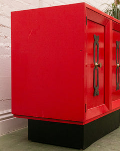 Red Vintage Cabinet