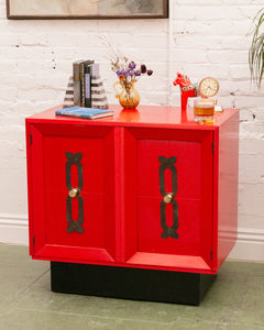 Red Vintage Cabinet