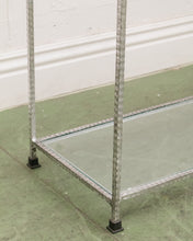 Load image into Gallery viewer, Hammered Metal Etagere Lower Shelf
