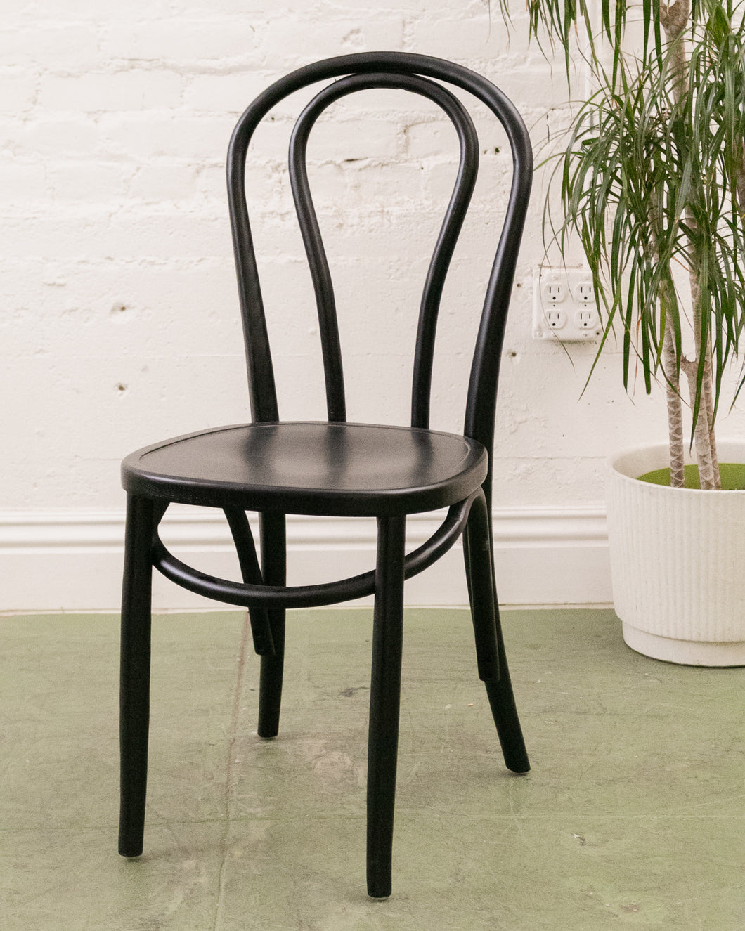 Black Thonet Style Dining Chair