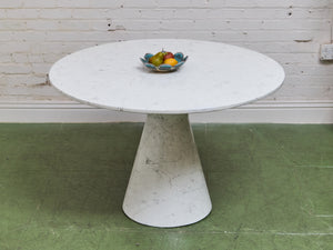 Faux Stone Round Dining Table