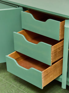Las Palmas Green Vintage Credenza Dresser