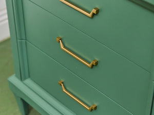 Las Palmas Green Vintage Credenza Dresser