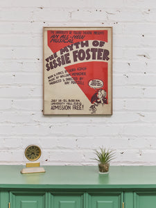 The Myth of Sissie Foster Musical Poster