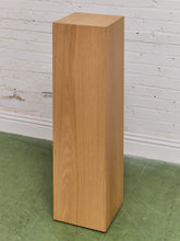 Load image into Gallery viewer, Light Oak Pedestal Tables/Plant Stand
