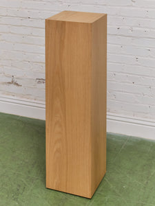 Light Oak Pedestal Tables/Plant Stand