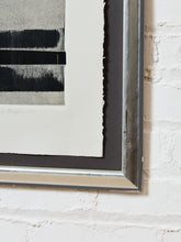 Load image into Gallery viewer, Vintage Signed Circle Lithograph Framed
