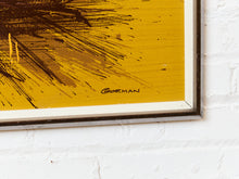 Load image into Gallery viewer, Mustard, Yellow, Gold, Nautical, Mid-century, Classic Painting, Signed
