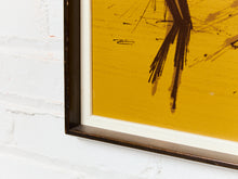 Load image into Gallery viewer, Mustard, Yellow, Gold, Nautical, Mid-century, Classic Painting, Signed
