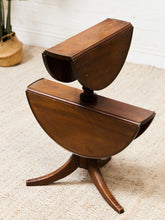 Load image into Gallery viewer, Two Tier Vintage Antique Drop-down Occasional Table
