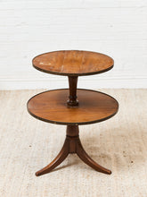 Load image into Gallery viewer, Two Tier Vintage Antique Drop-down Occasional Table
