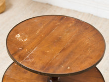 Load image into Gallery viewer, Two Tier Vintage Antique Drop-down Occasional Table
