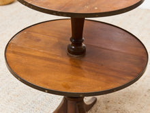 Load image into Gallery viewer, Two Tier Vintage Antique Drop-down Occasional Table
