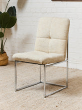 Load image into Gallery viewer, Set of Six Italian mid-century modern 1970s Chrome Dining Chairs
