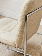 Load image into Gallery viewer, Set of Six Italian mid-century modern 1970s Chrome Dining Chairs
