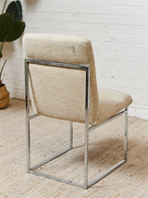 Load image into Gallery viewer, Set of Six Italian mid-century modern 1970s Chrome Dining Chairs
