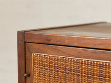Load image into Gallery viewer, Danish Modern Teak Rattan Shelf

