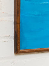 Load image into Gallery viewer, All Teal Blues Moody Evening, mid-century, Nautical Art
