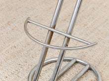 Load image into Gallery viewer, Mid-Century Modern Leather and Chrome Bar Stools 1980s Italy
