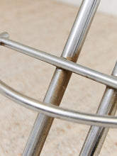 Load image into Gallery viewer, Mid-Century Modern Leather and Chrome Bar Stools 1980s Italy
