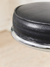 Load image into Gallery viewer, Mid-Century Modern Leather and Chrome Bar Stools 1980s Italy
