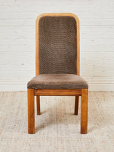 Load image into Gallery viewer, Brown Oak 1970s Dining Chairs
