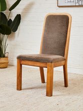 Load image into Gallery viewer, Brown Oak 1970s Dining Chairs
