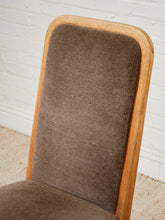 Load image into Gallery viewer, Brown Oak 1970s Dining Chairs
