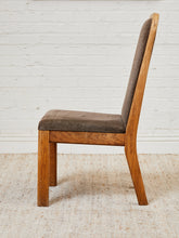 Load image into Gallery viewer, Brown Oak 1970s Dining Chairs
