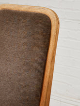 Load image into Gallery viewer, Brown Oak 1970s Dining Chairs
