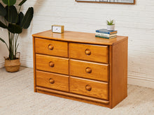 Load image into Gallery viewer, Oak 3 Drawer Dresser
