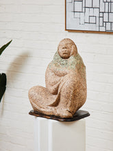 Load image into Gallery viewer, Dreaming Lady Cast on Coin Paper Sculpture By G. Valentin
