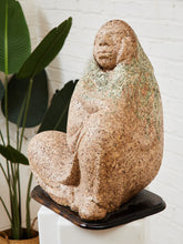 Load image into Gallery viewer, Dreaming Lady Cast on Coin Paper Sculpture By G. Valentin
