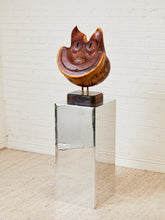 Load image into Gallery viewer, “Cochi-Cat” Mesquite Wood Sculpture by G. Valentin
