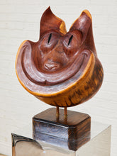 Load image into Gallery viewer, “Cochi-Cat” Mesquite Wood Sculpture by G. Valentin
