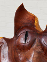 Load image into Gallery viewer, “Cochi-Cat” Mesquite Wood Sculpture by G. Valentin
