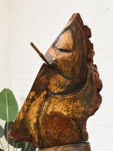 Load image into Gallery viewer, “Dali” Wood Sculpture by G. Valentin
