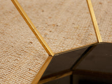 Load image into Gallery viewer, Brass Geometric Glam Coffee Table
