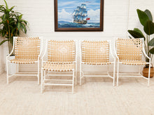Load image into Gallery viewer, Set of Four Brown Jordan Outdoor Chair, Chairs Mid-Century with One Ottoman
