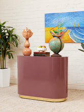 Load image into Gallery viewer, Vintage Entry Table Postmodern in Mauve
