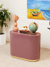 Load image into Gallery viewer, Vintage Entry Table Postmodern in Mauve

