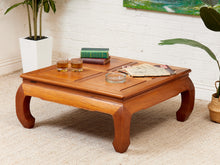 Load image into Gallery viewer, Chinoiserie Ming Style Wood Coffee Table
