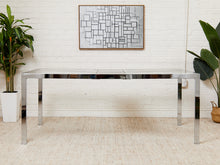 Load image into Gallery viewer, Milo Baughman 1970’s Glass Chrome Dining Table
