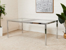 Load image into Gallery viewer, Milo Baughman 1970’s Glass Chrome Dining Table
