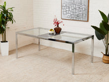 Load image into Gallery viewer, Milo Baughman 1970’s Glass Chrome Dining Table

